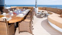 MARTHA ANN - Aft Bridge Deck Al Fresco Dining